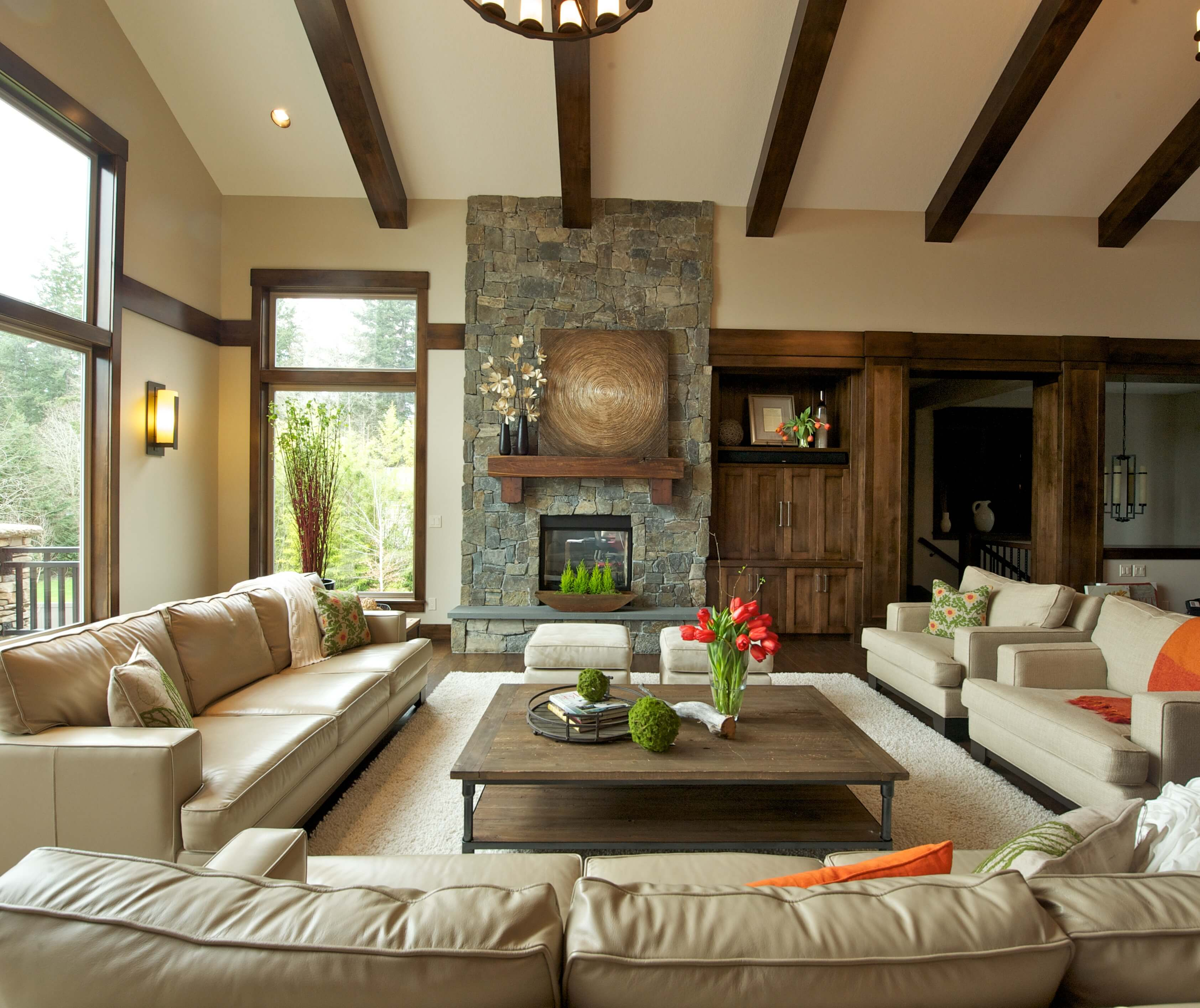 Cozy modern living room